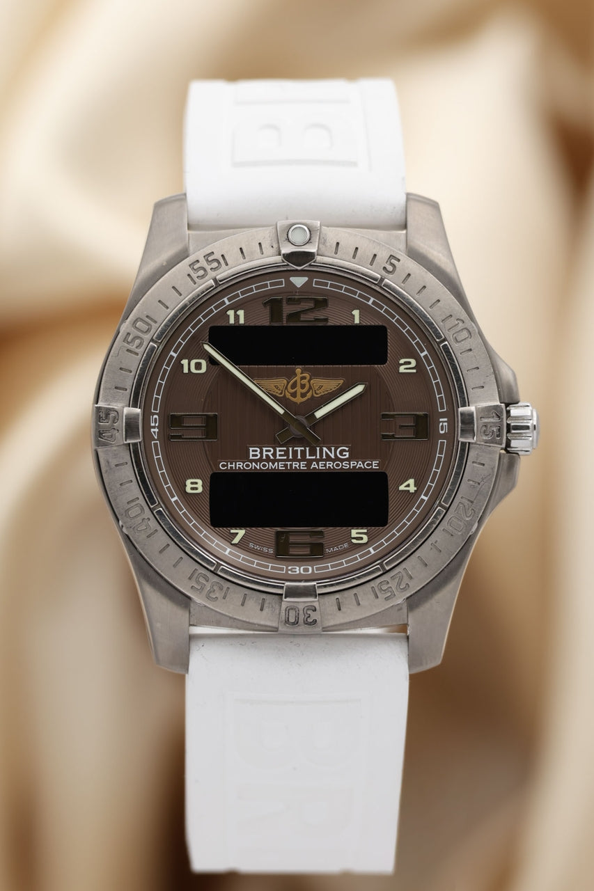Breitling Aerospace Advantage 42mm Quarz Herrenuhr E79362 - Thumbnail