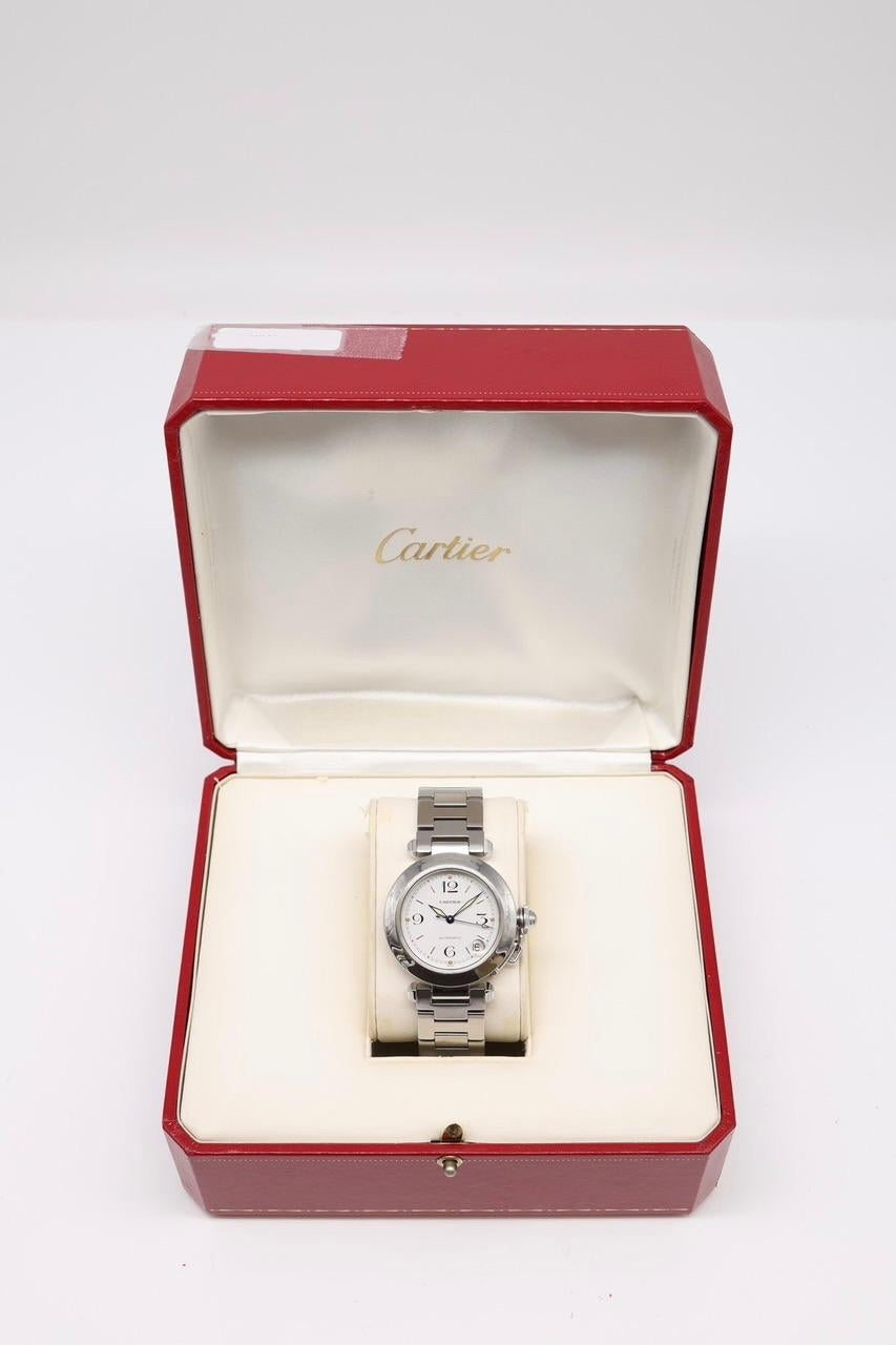 Cartier Pasha C Automatik 35mm W31015M7 - Papiere und oder Lieferumfang