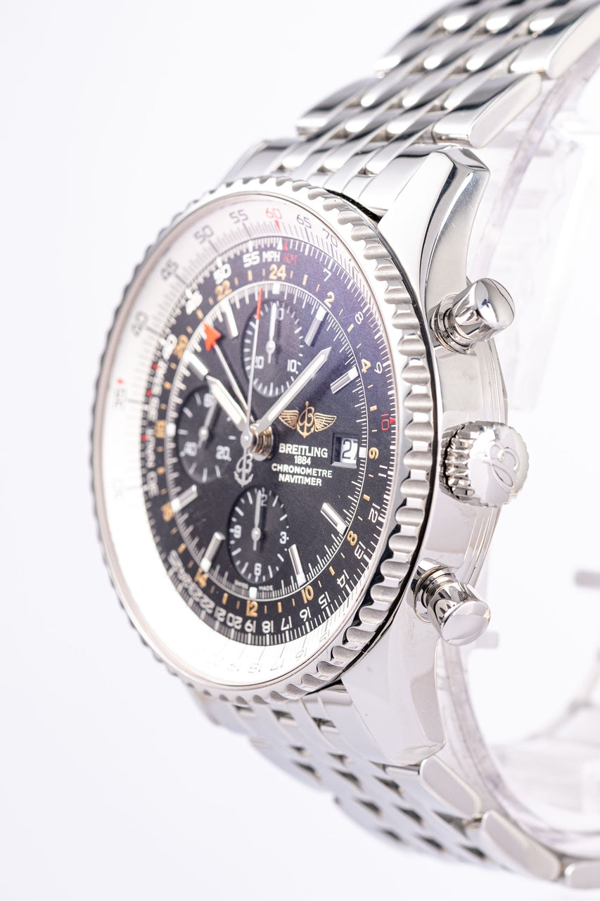 Breitling Navitimer World 46mm Automatik Herrenuhr  A24322 - Detailansicht 1