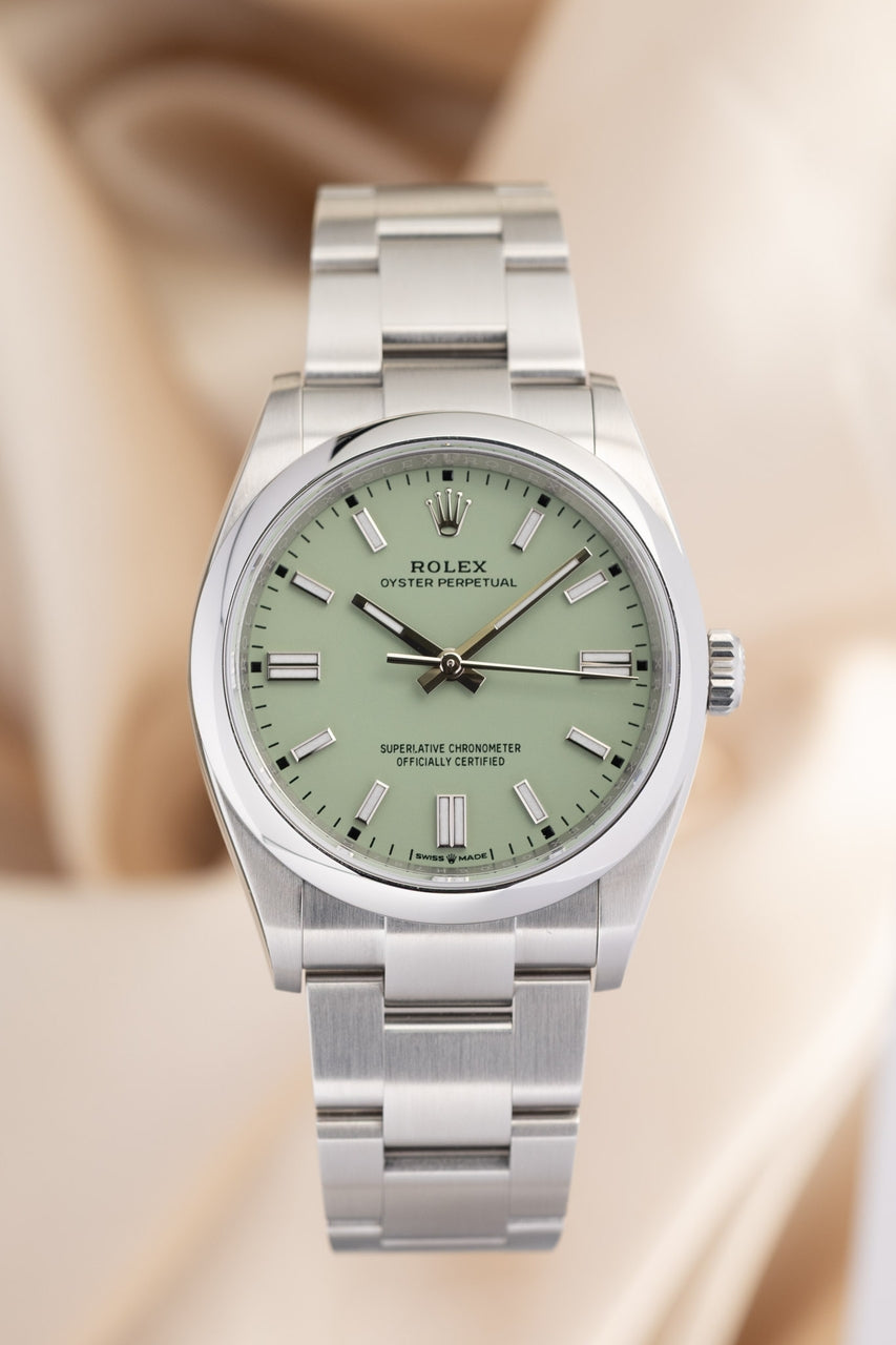 Rolex Oyster Perpetual 36 ,,Pistachio" NEU 126000 - Thumbnail