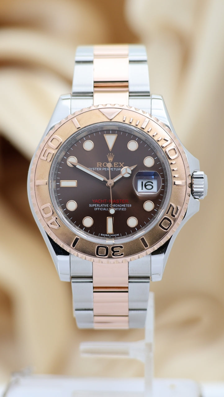 Rolex Yacht-Master 40 Stahl/Roségold Choco-Braun 116621 - Thumbnail