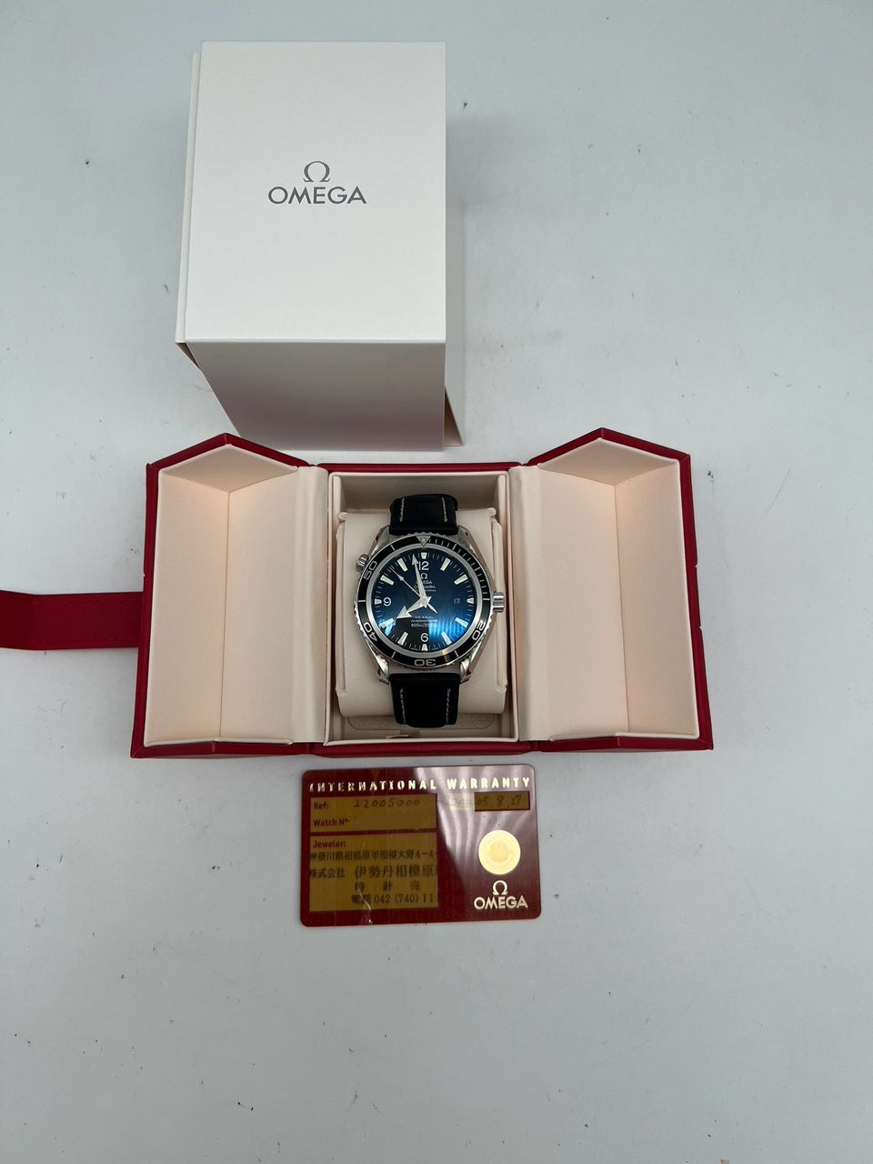 Omega Seamaster Planet Ocean 45,5mm Automatik 22005000 Box + og. Papiere