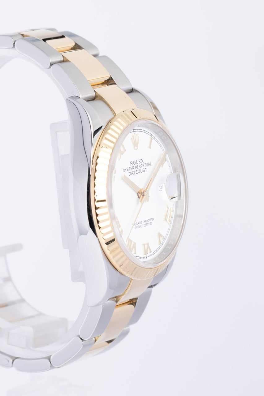 Rolex Datejust 36 Stahl/Gold Automatik Weiß 126233 - Detailansicht 1