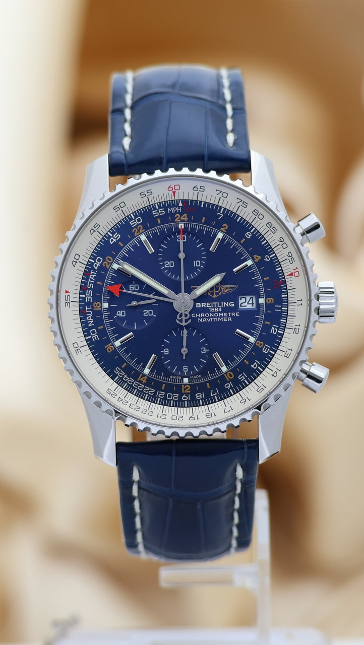 Breitling Navitimer World GMT 46mm Automatik Herrenuhr A24322 - Main product image