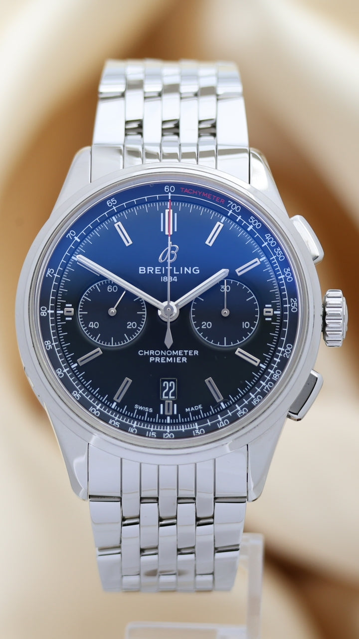 Breitling Premier B01 Chronograph 42mm Automatik Grün AB0118 - Main product image