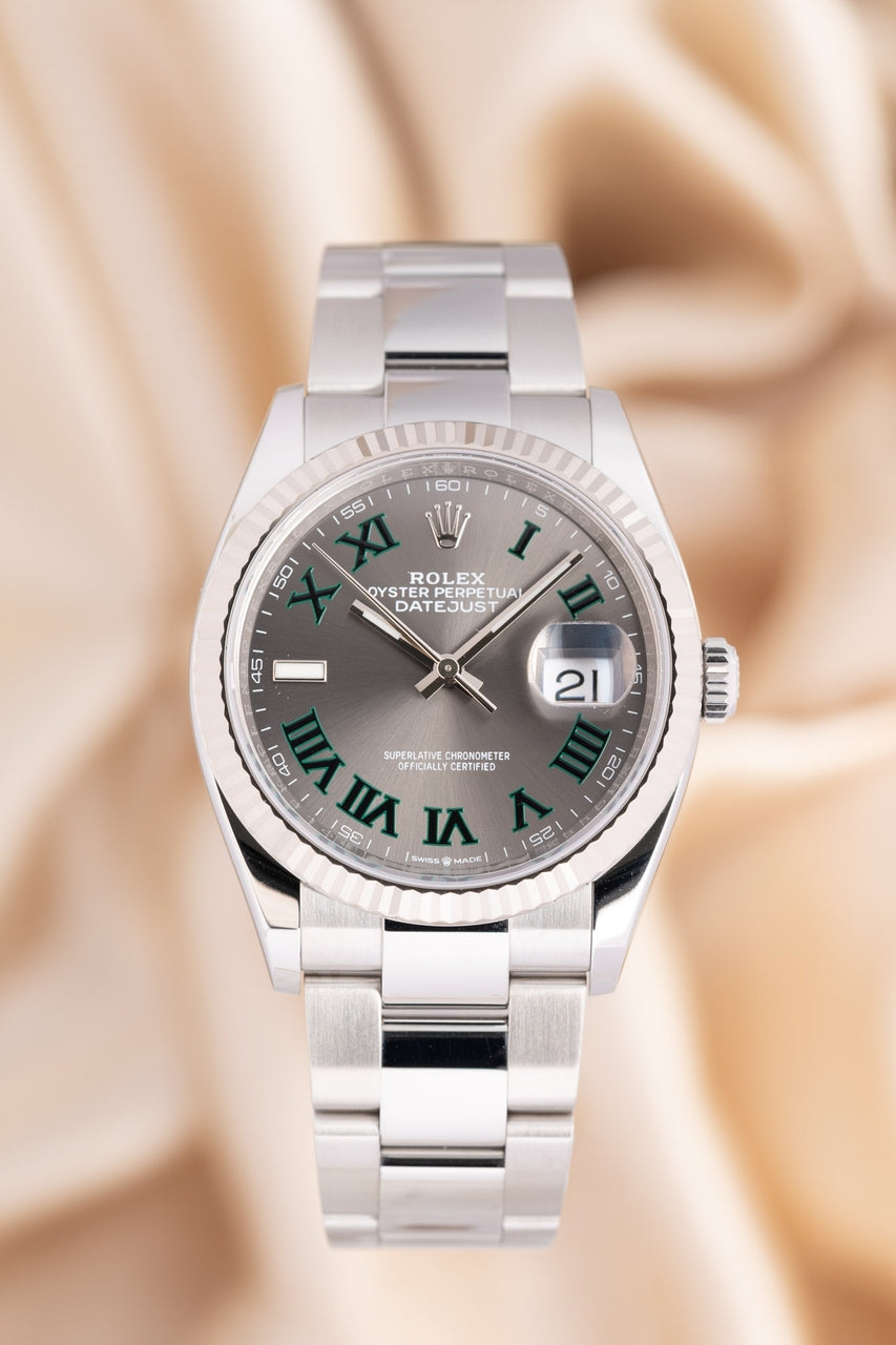 Rolex Datejust 36 Wimbledon Automatik 126234 - Thumbnail