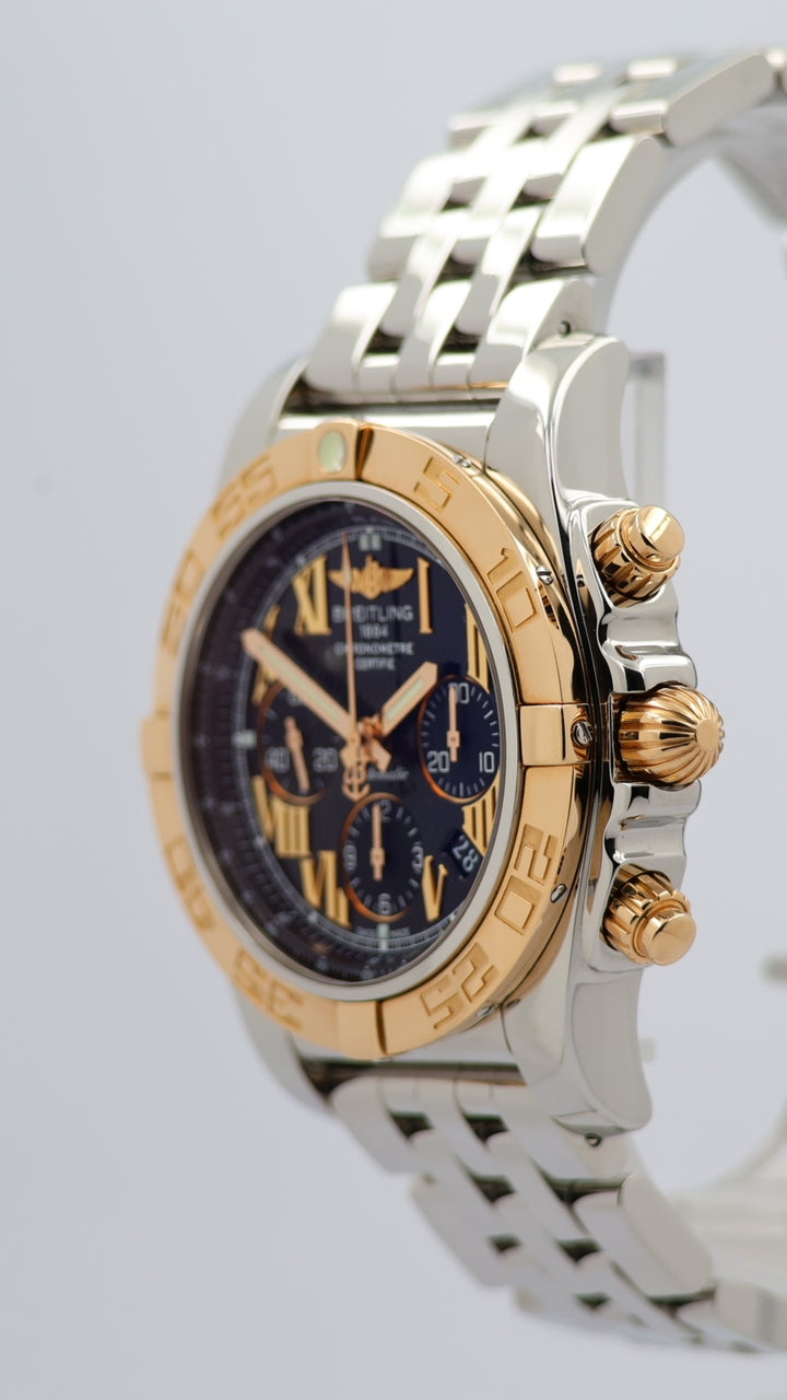 Breitling Chronomat 44 Stahl/Gold Automatik Herrenuhr CB0110 - Detailansicht 7