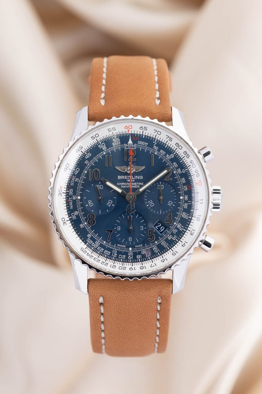 Breitling Navitimer B01 Chronograph 43mm Automatik Blau AB0121 - Thumbnail