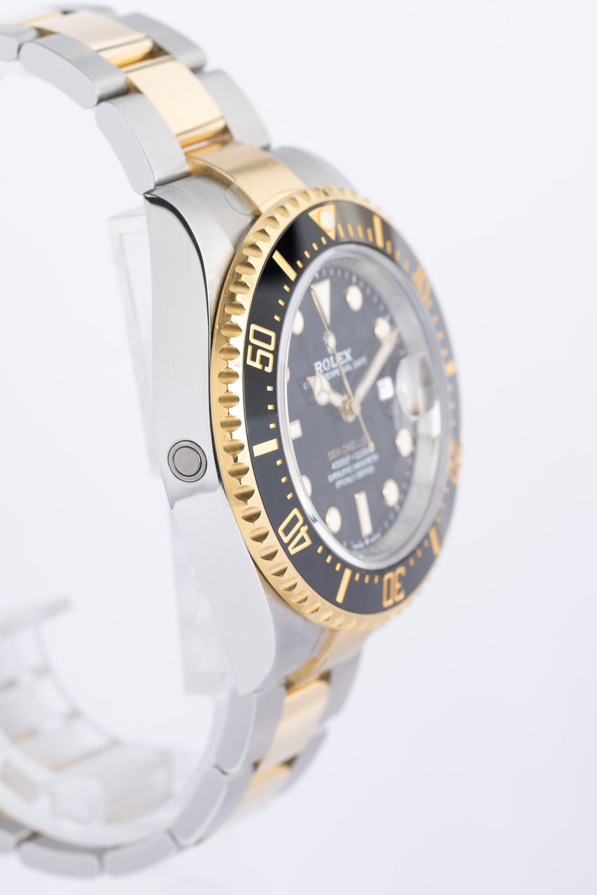 Rolex Sea-Dweller Stahl/Gold Automatik Schwarz Teilverklebt 126603 - Detailansicht 2