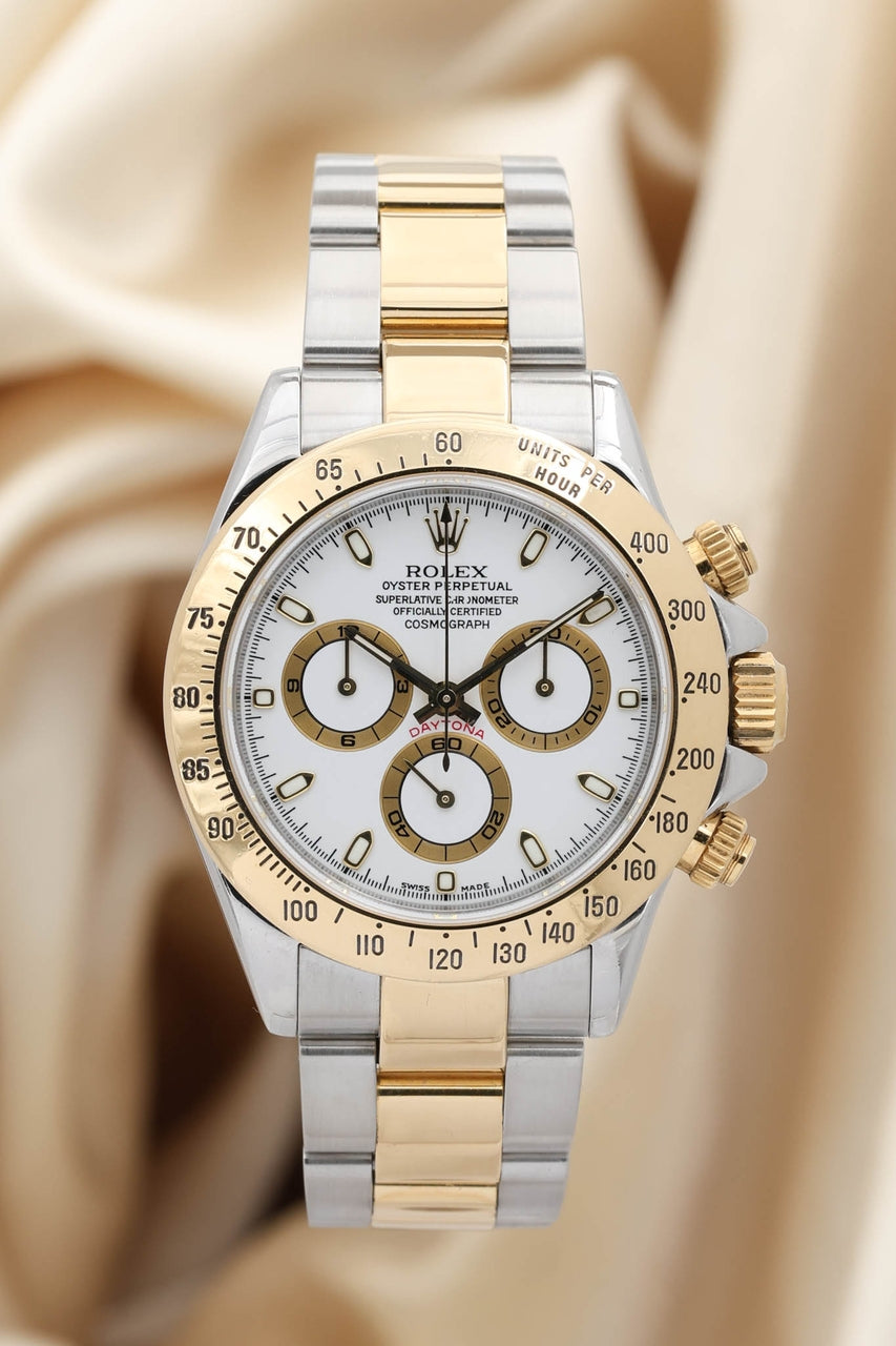 Rolex Daytona 40 Stahl/Gold Automatik mit Rolex Service 116523 - Thumbnail