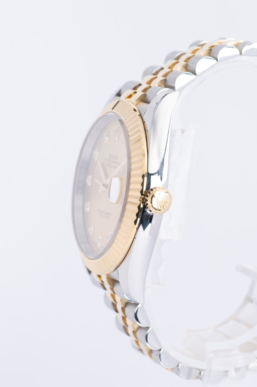Rolex Datejust 41 "Diamond Dial" Stahl/Gold Jubilee 126333 - Detailansicht 2