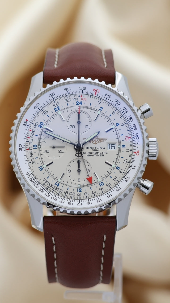 Breitling Navitimer World GMT 46mm Automatik A24322 - Thumbnail
