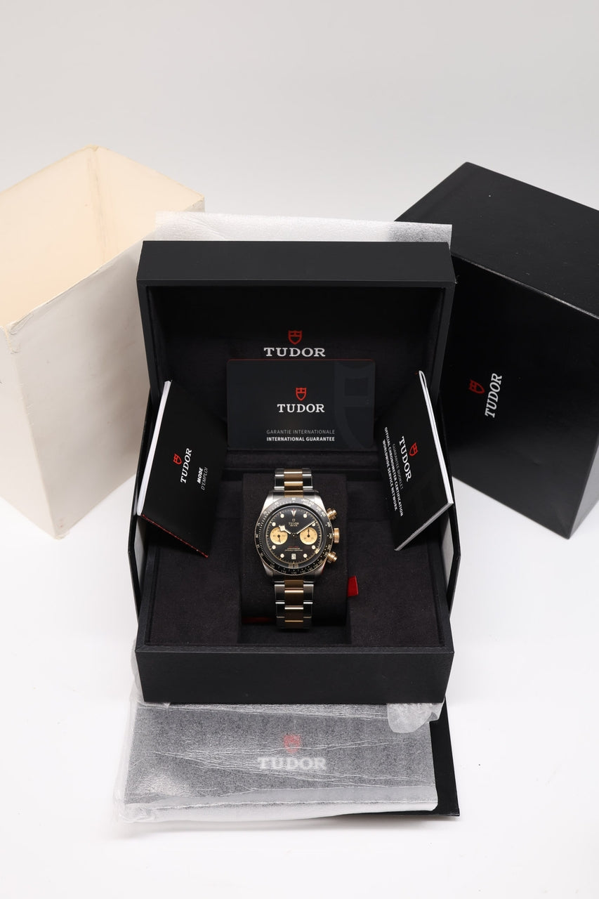 Tudor Black Bay Chrono Gold/Stahl 41mm 79363N - Papiere und oder Lieferumfang