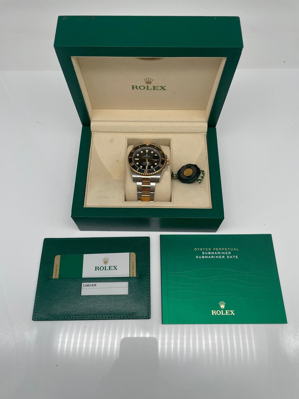 Rolex Submariner Date Stahl/Gold Automatik 116613LN - Papiere und oder Lieferumfang