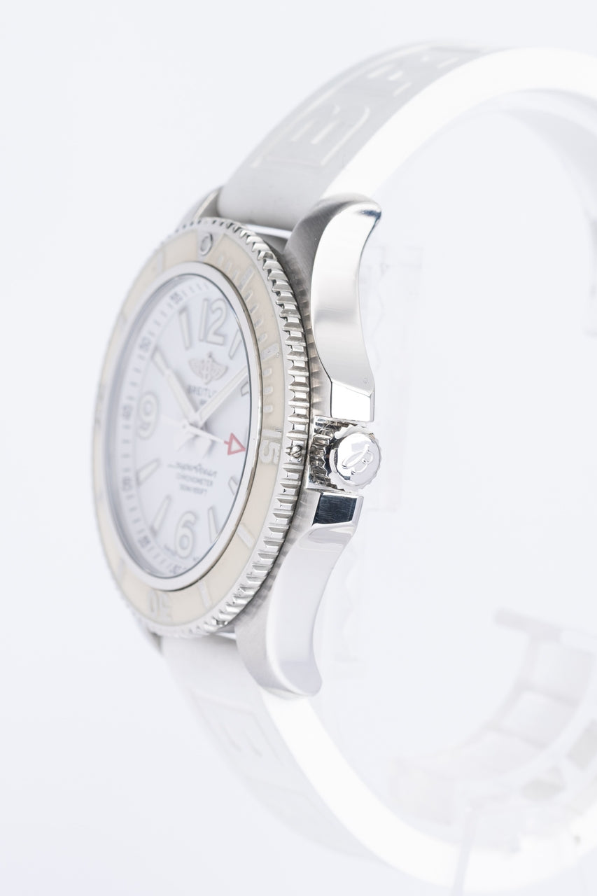 Breitling Superocean II 42mm Automatik Herrenuhr Weiß A17366 - Detailansicht 2
