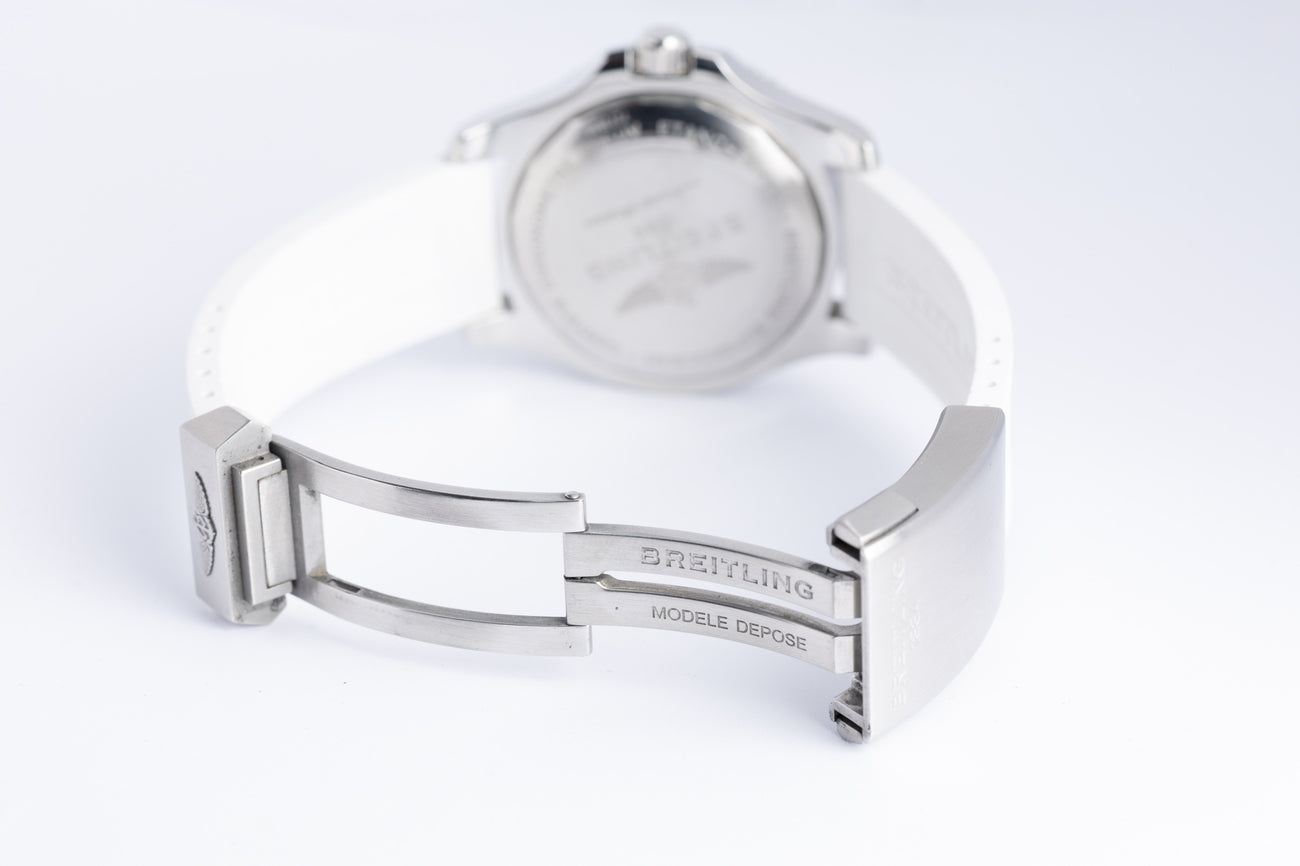 Breitling Superocean II 42mm Automatik Herrenuhr Weiß A17366 - Detailansicht 8