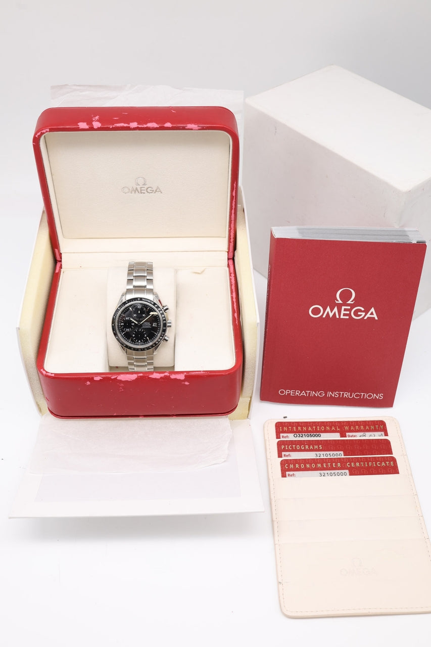 Omega Speedmaster Date 40mm Automatik 32105000 - Papiere und oder Lieferumfang