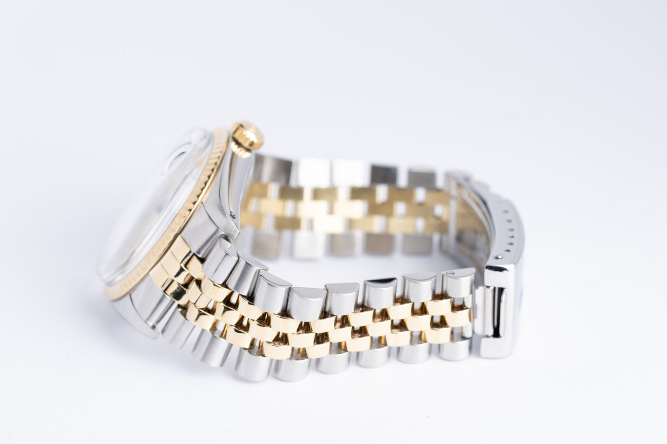 Rolex Datejust 36 Stahl/Gold "Roman Dial" Gold Jubilee LC100 16013 - Detailansicht 5