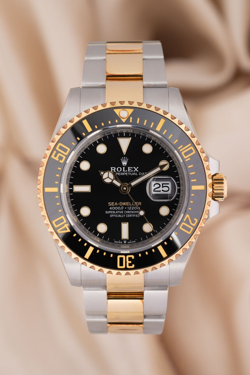 Rolex Sea-Dweller Stahl/Gold Schwarz None 126603 - Thumbnail
