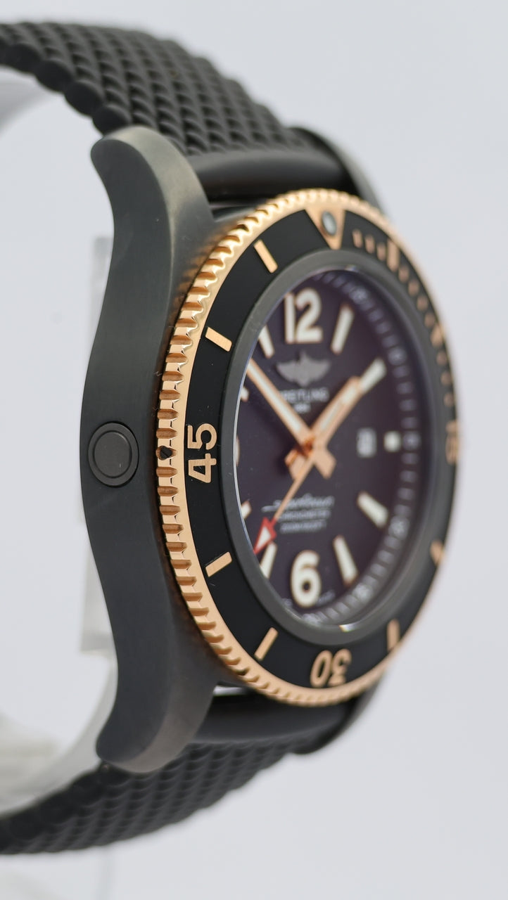 Breitling Superocean 46 Black Automatik U17368 Box + og. Papiere