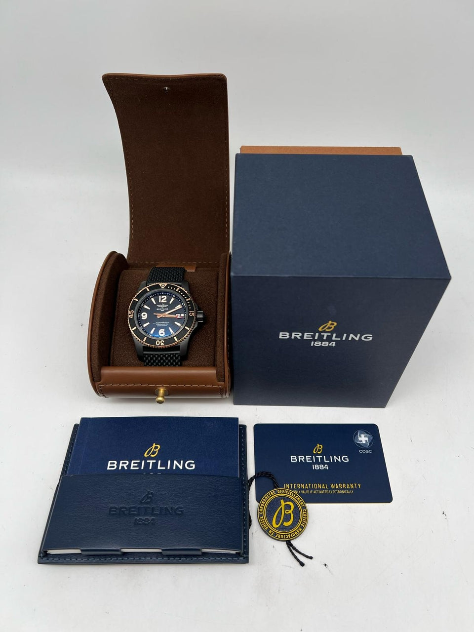 Breitling Superocean 46 Black Automatik U17368 Box + og. Papiere