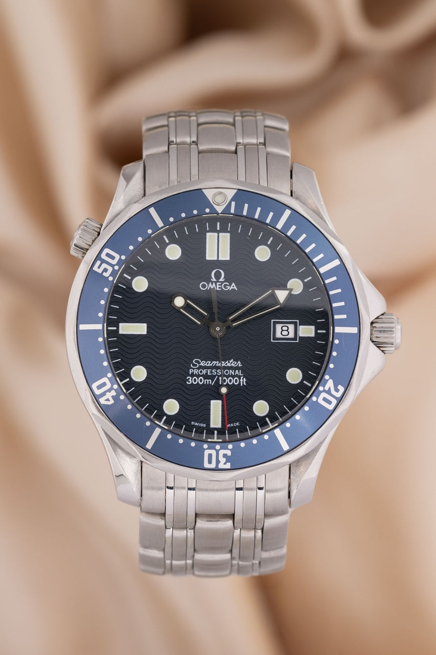 Omega Seamaster Diver 300m 41mm blau Quarz James Bond 25418000 - Thumbnail