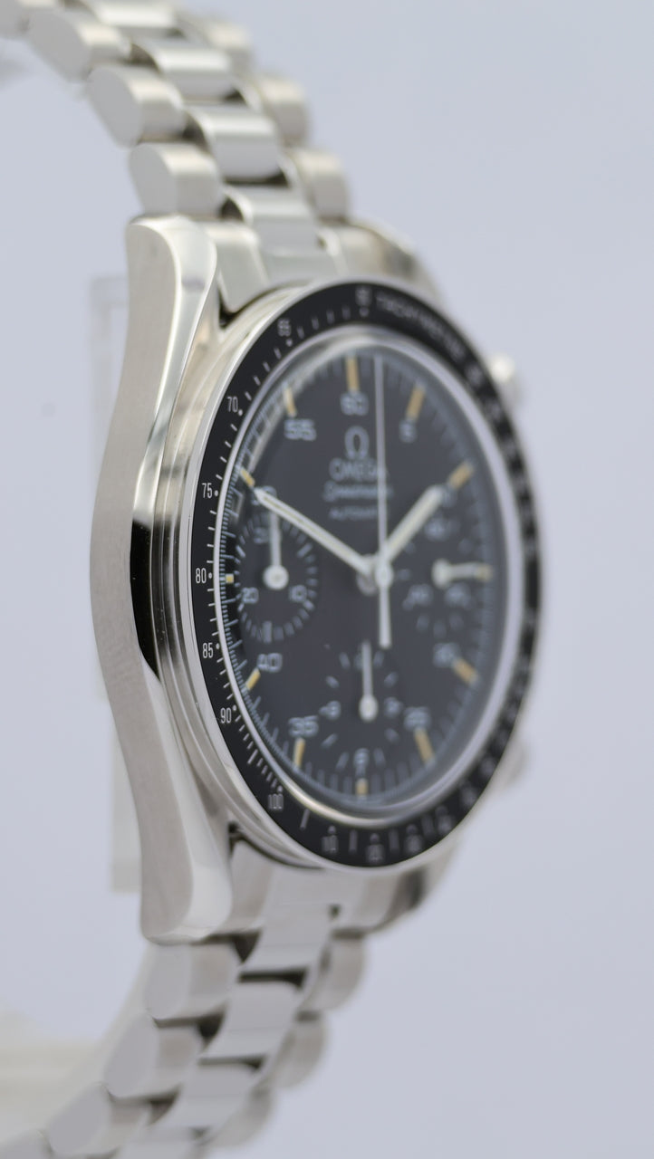 Omega Speedmaster Reduced 39mm Automatik  35105000 Box + og. Papiere