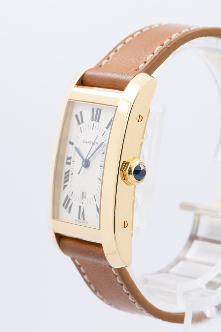 Cartier Tank Américaine 18K Gelbgold Automatik 8172984 - Detailansicht 2
