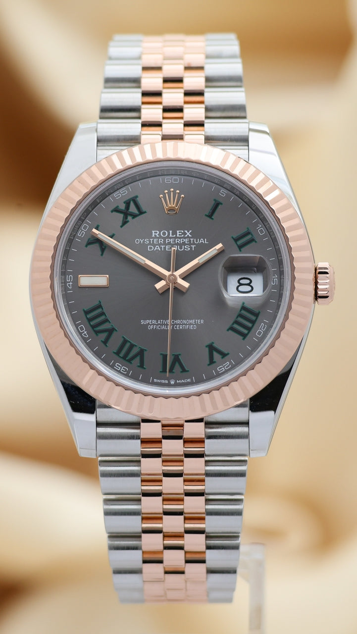Rolex Datejust "Wimbledon" Automatik Herrenuhr 41mm 126331 - Thumbnail
