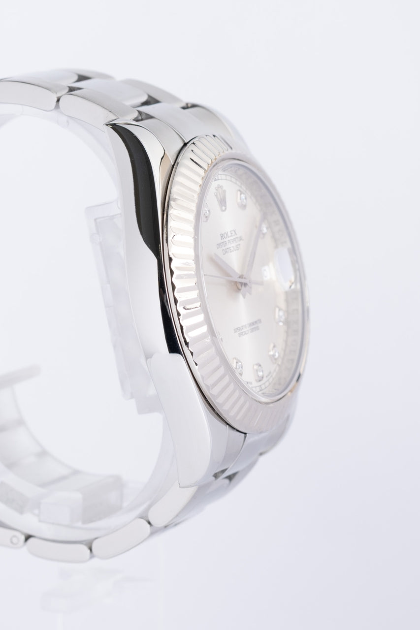 Rolex Datejust II 41mm ,,Diamond Dial" Automatik Herrenuhr 116334 - Detailansicht 1