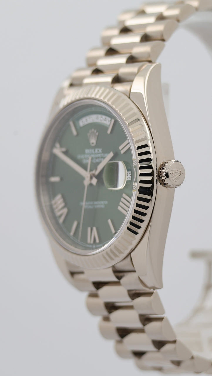 Rolex Day-Date 40 Automatik Weißgold  228239 - Detailansicht 6