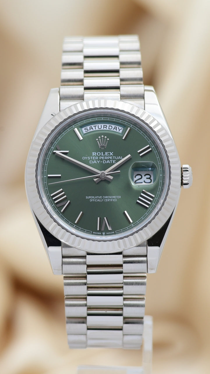 Rolex Day-Date 40 Automatik Weißgold  228239 - Thumbnail