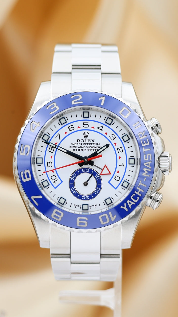 Rolex Rolex Yacht-Master II Automatik Herrenuhr Stahl 44mm 116680 - Thumbnail