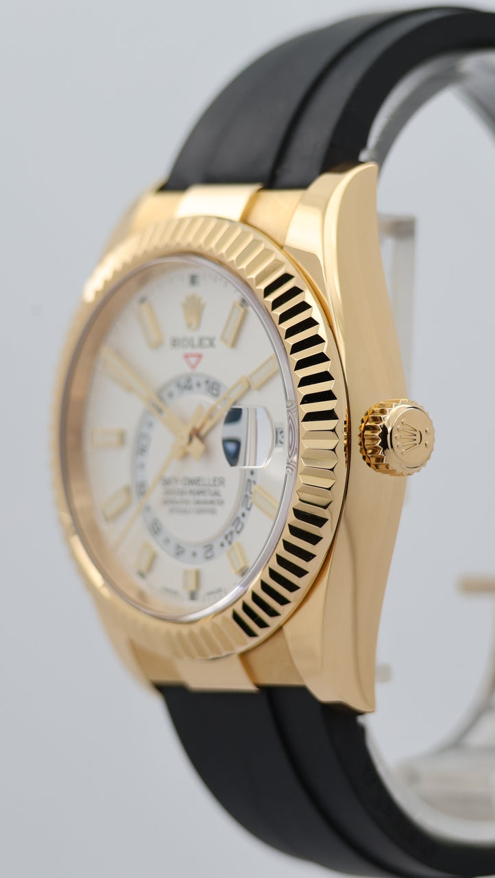 Rolex Sky-Dweller Automatik Herrenuhr Oysterflex 42mm 326238 - Detailansicht 7