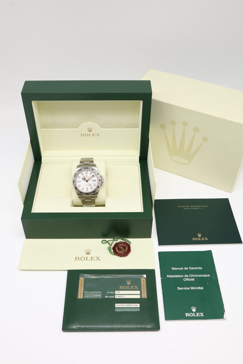 Rolex Explorer II 42mm Automatik 216570 - Papiere und oder Lieferumfang