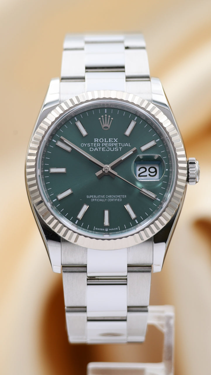 Rolex Datejust 36 Automatik Herrenuhr 126234 - Thumbnail