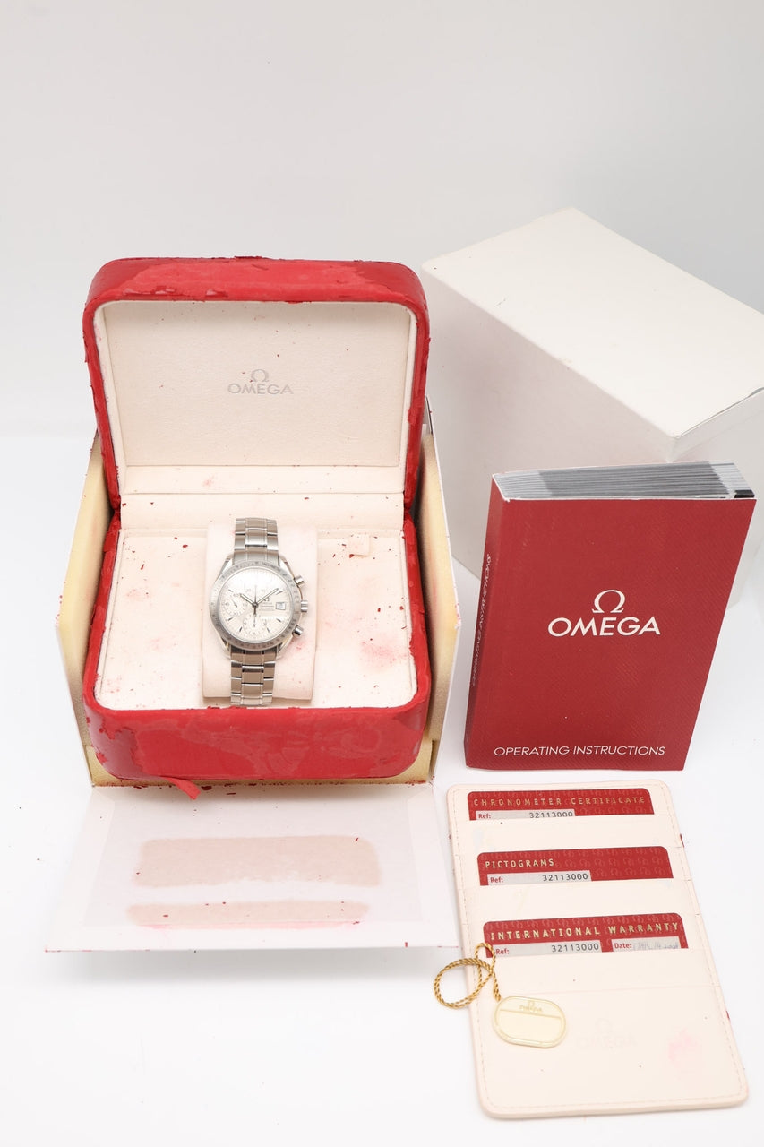 Omega Speedmaster Date 40mm Automatik 32113000 - Papiere und oder Lieferumfang