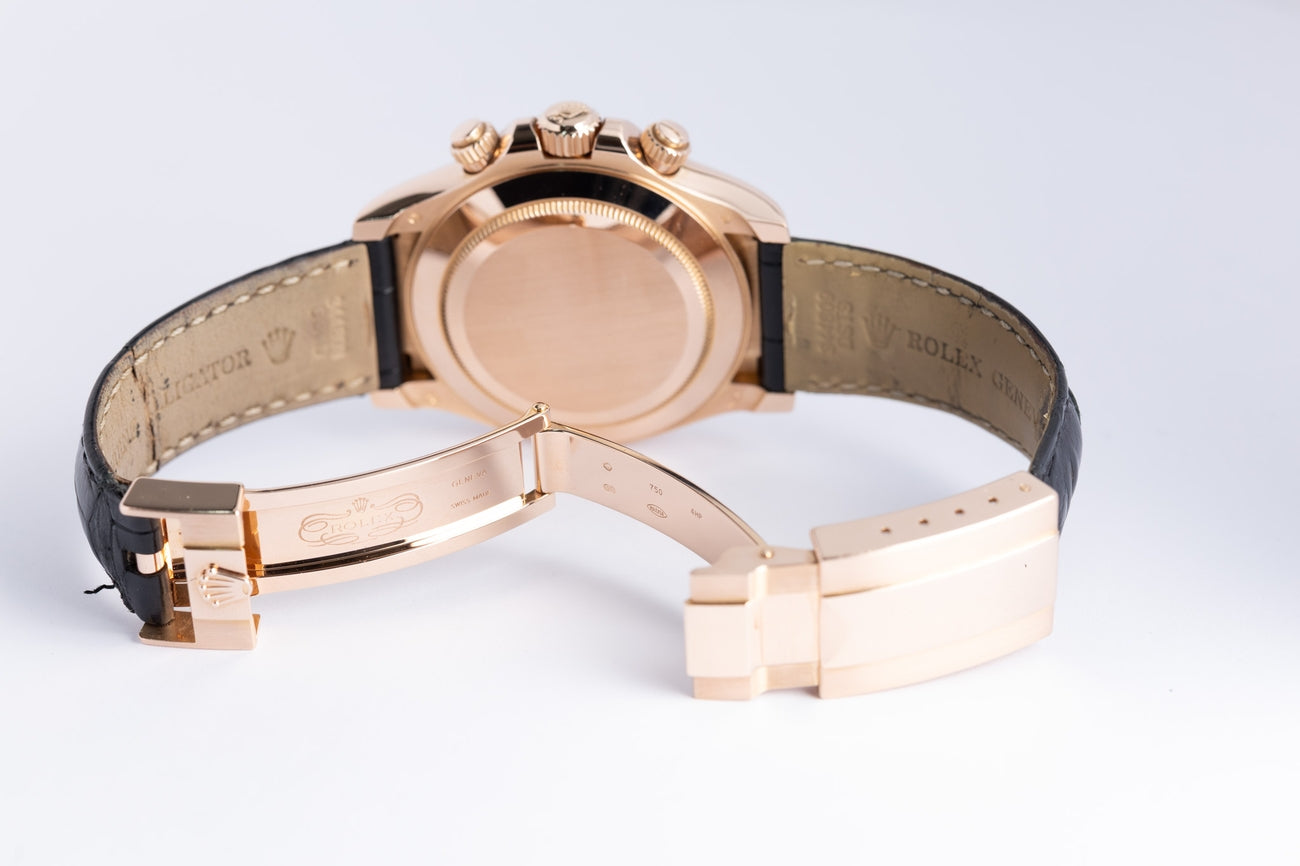 Rolex Daytona Roségold Sundust Baguette Dial 40mm 116515LN - Detailansicht 8