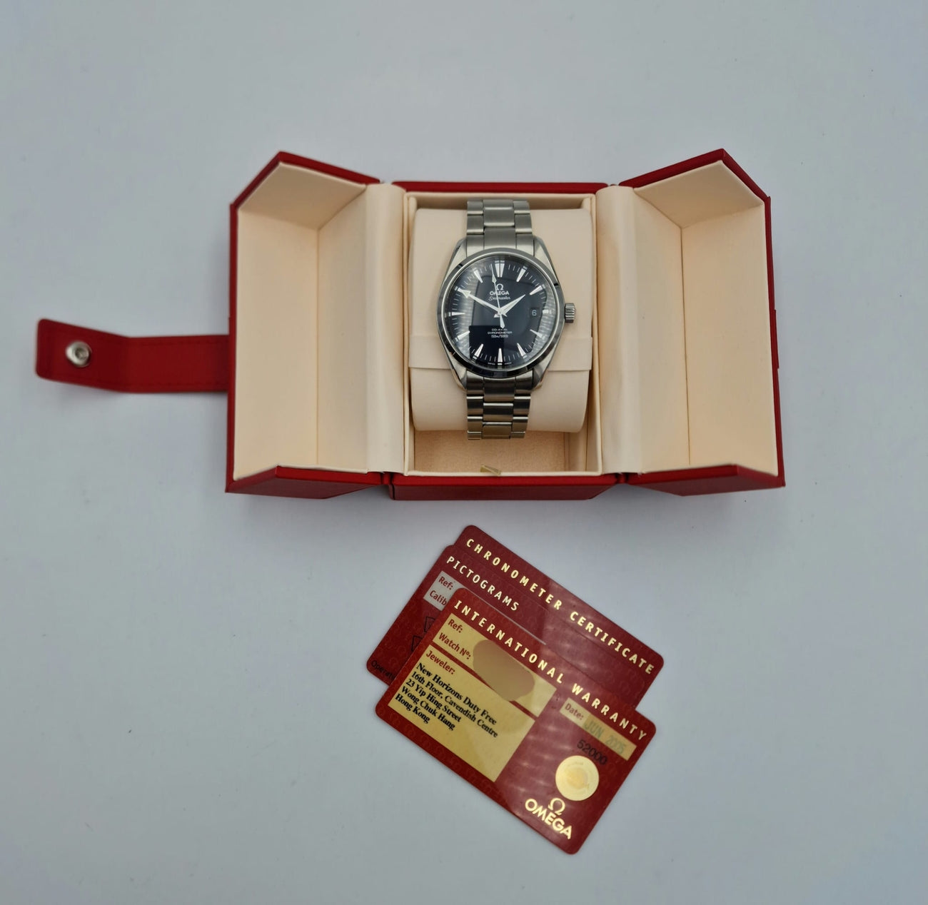 Omega   Seamaster Aqua Terra Automatik 25035000 Box + og. Papiere