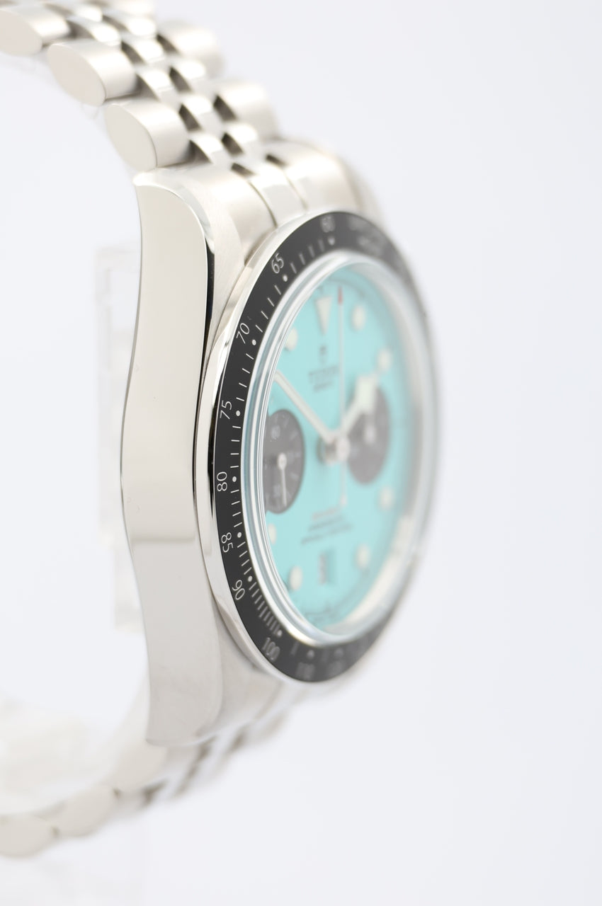Tudor Black Bay Chrono 41mm "Flamingo Blue" NEU 20226 79360N - Detailansicht 3