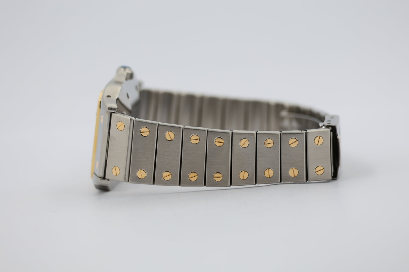 Cartier Santos Stahl Gold Weiß Automatik 2961 - Detailansicht 3