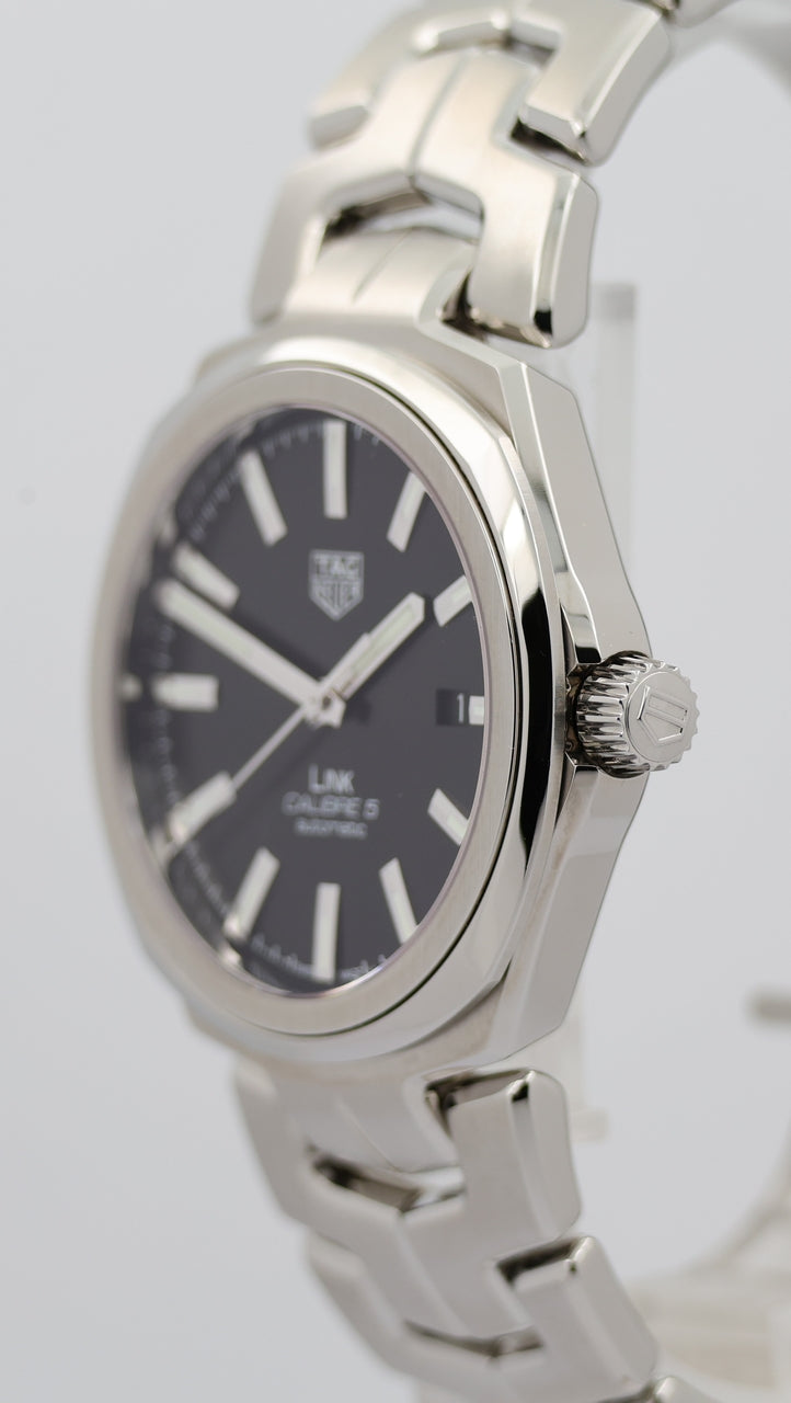 Tag Heuer Link Calibre 5 Automatik Herrenuhr 41mm WBC2112.BA0603 - Detail view 7