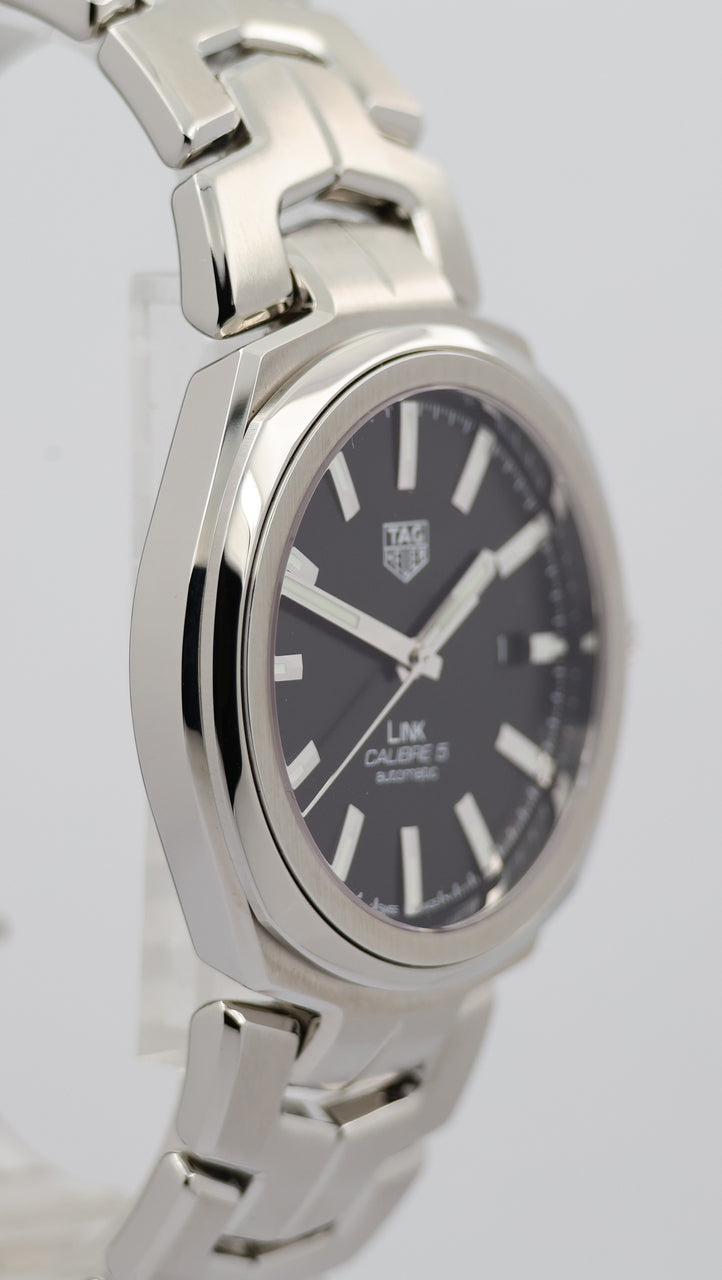Tag Heuer Link Calibre 5 Automatik Herrenuhr 41mm WBC2112.BA0603 - Detail view 8