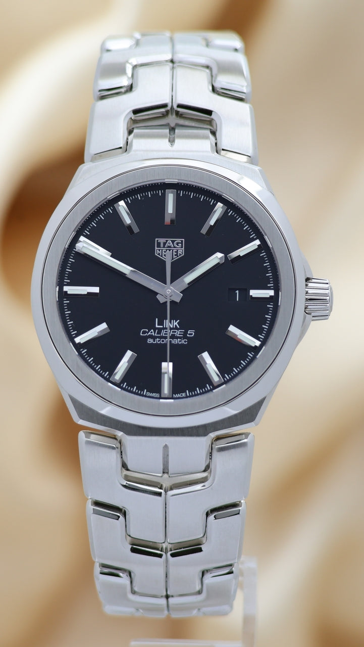 Tag Heuer Link Calibre 5 Automatik Herrenuhr 41mm WBC2112.BA0603 - Main product image