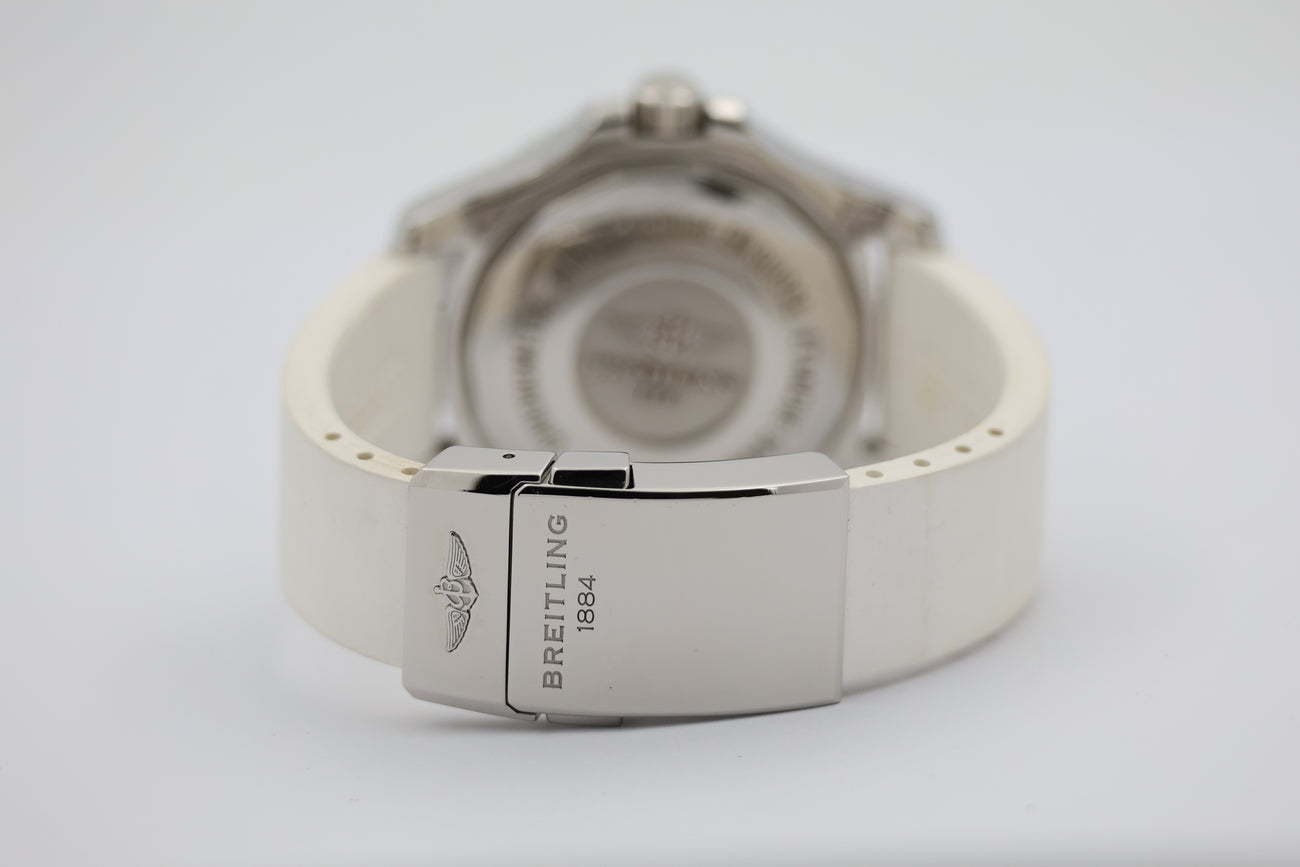 Breitling Superocean II 42 Automatik Herrenuhr Weiß A17365 - Detailansicht 5