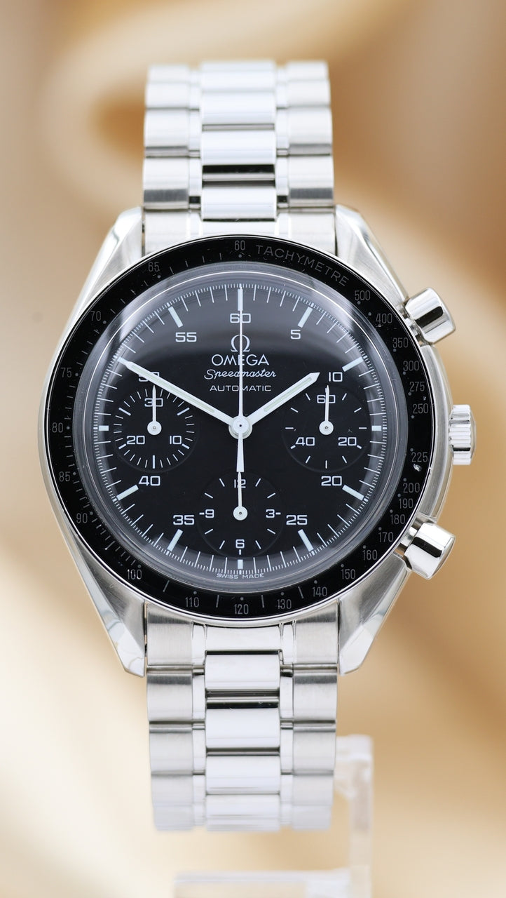 Omega Speedmaster Reduced Automatik Herrenuhr Stahl 39mm 35105000 - Thumbnail