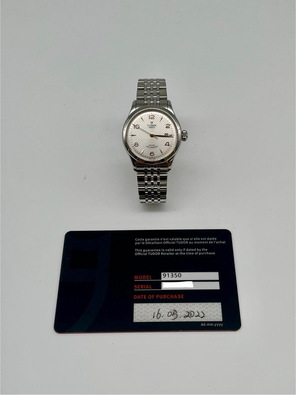 Tudor 1926 Automatik 28mm Damenuhr 91350 - Papers and documentation