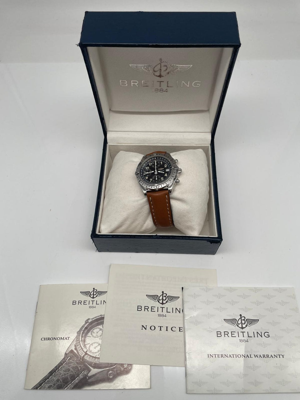 Breitling Chronomat GMT Longitude Automatik A20048 - Papiere und oder Lieferumfang