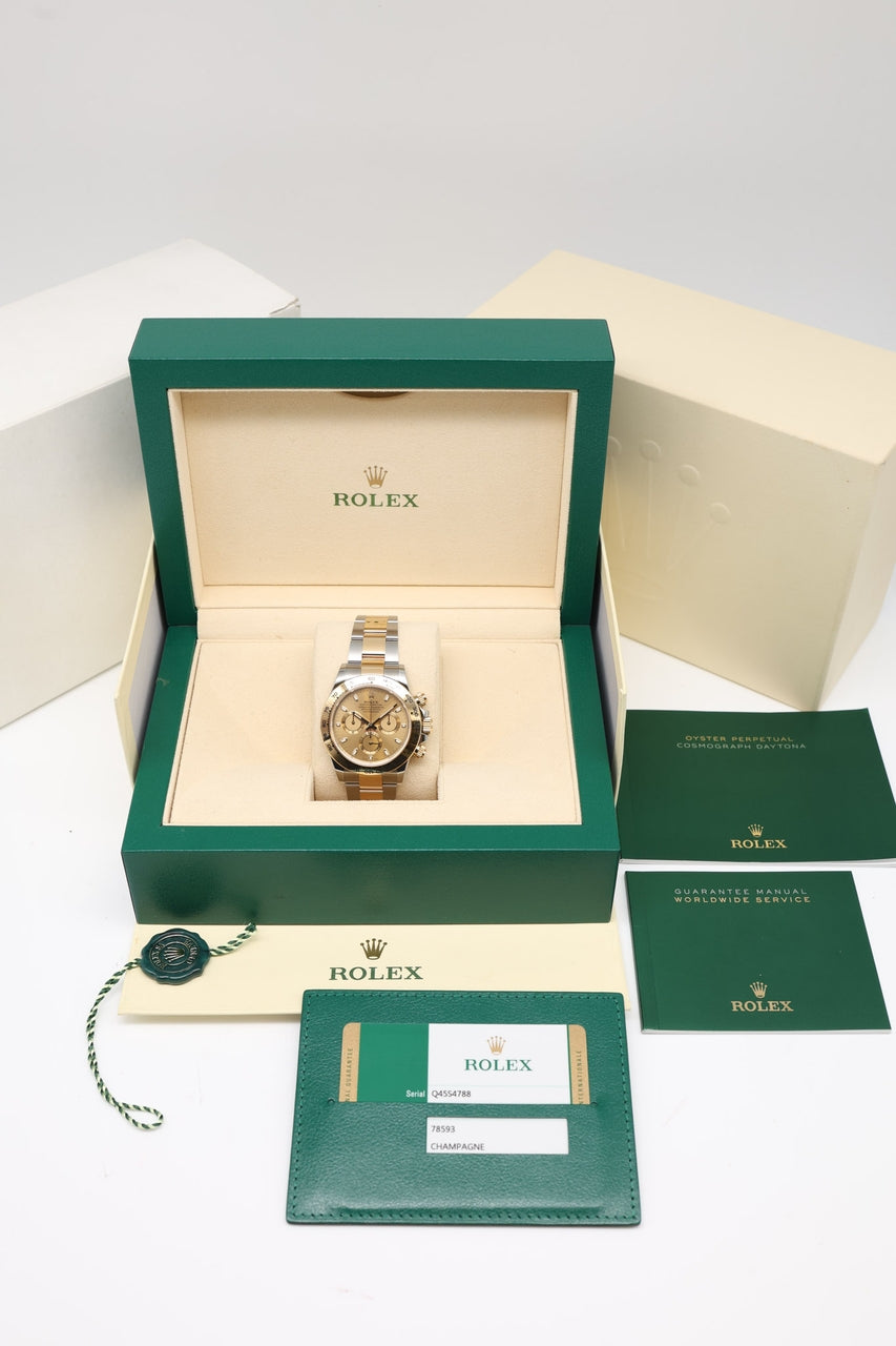 Rolex Daytona 40 Stahl/Gold Automatik Herrenuhr 116503 - Papiere und oder Lieferumfang
