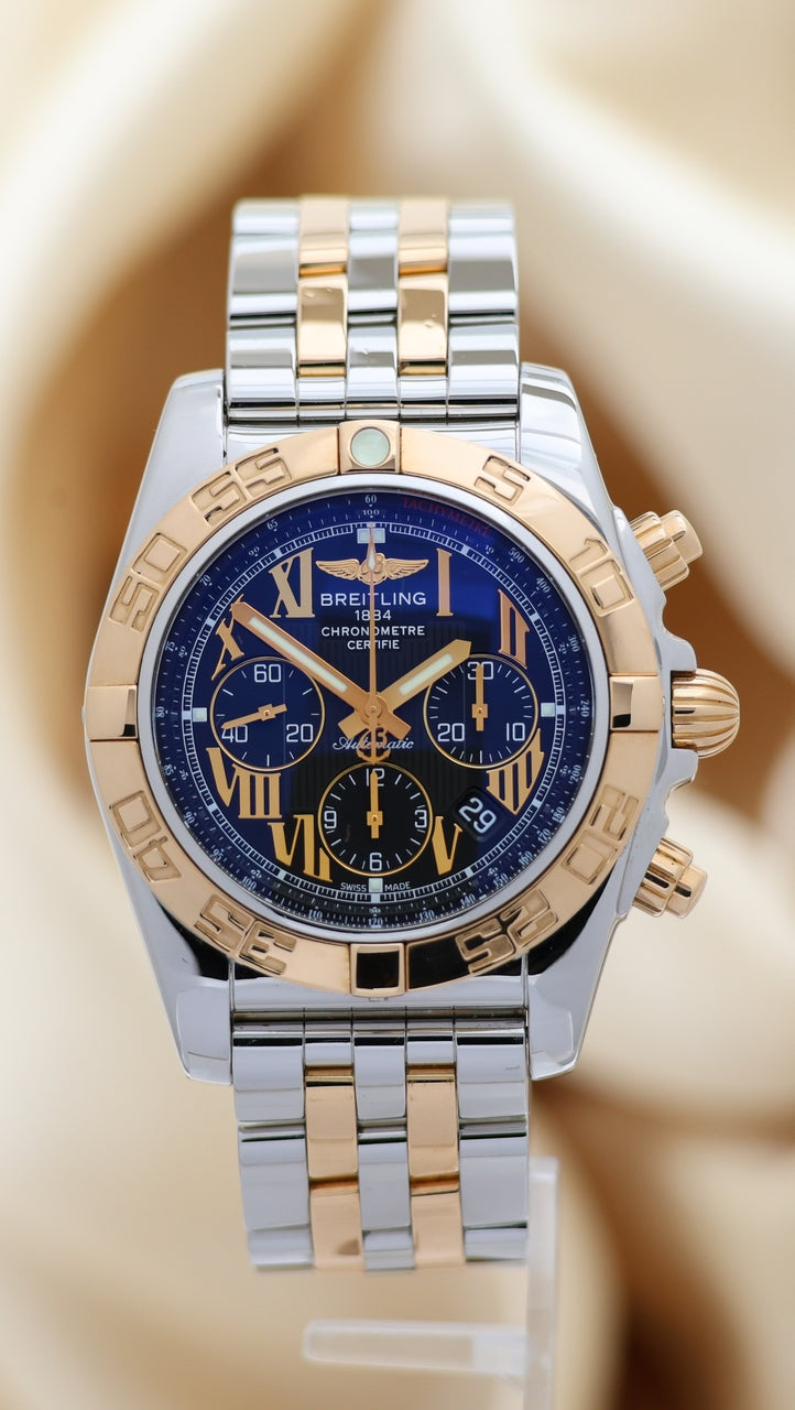 Breitling Chronomat 44 Stahl/Gold Automatik Herrenuhr CB0110 - Main product image
